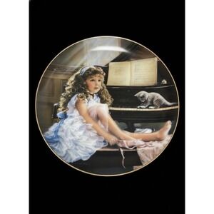 VTG Sandra Kuck The Rehearsal Plate Victorian Balletcore Romantic Realism Decor